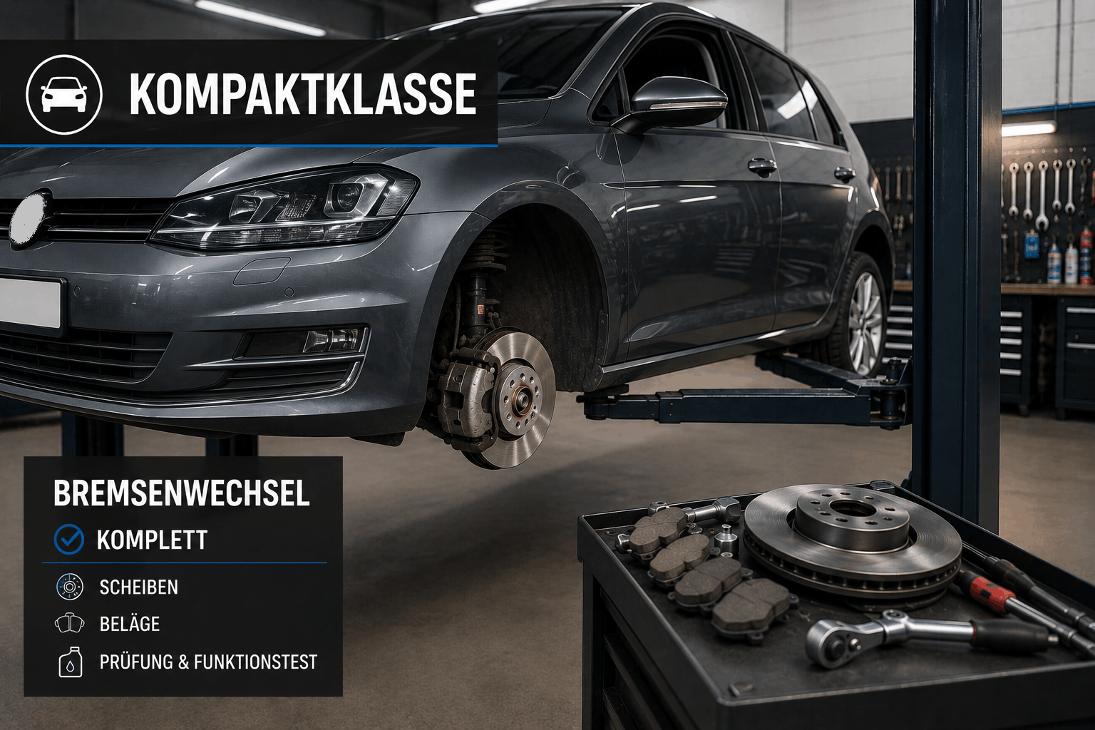Bremsenwechsel Kompaktklasse Komplett