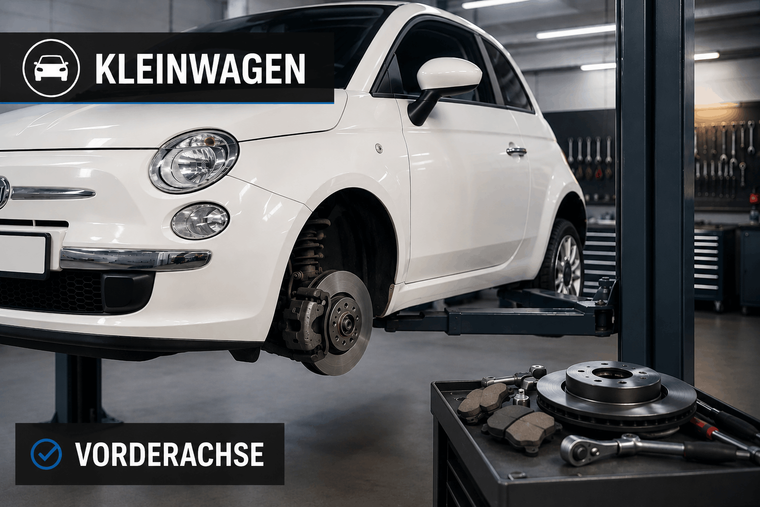 Bremsenwechsel Kleinwagen Vorderachse